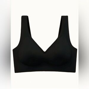 NWT Soft Intention Jelly Wireless T-shirt Bra Size M Black